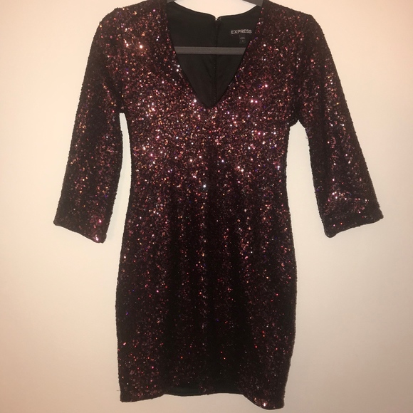 Express V-Cut Mini Dress ♥️ - Picture 6 of 8